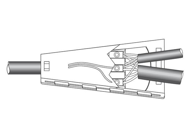 Shark 516Y gel-boks 0,6/1 KV Kabelskjøt gel-boks